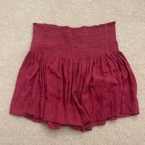 Koch Pink High-Waisted Shorts